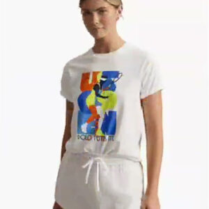 polo ralph lauren — women's us open graphic crewneck t shirt