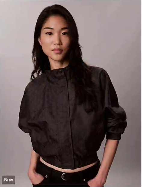 emblem logo jacquard windbreaker