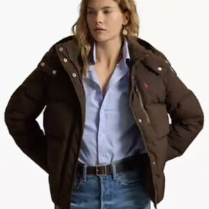 polo ralph lauren — women's mid weight down puffer jacket