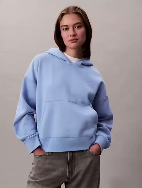 archive logo fleece hoodie