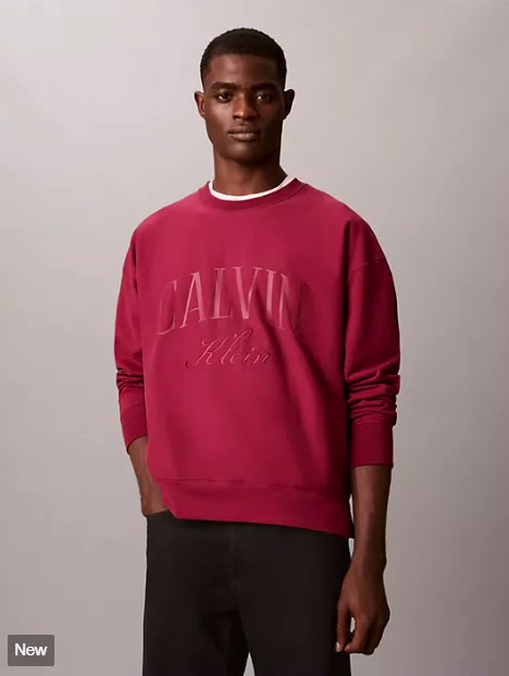 premium terry arch logo sweatshirt
