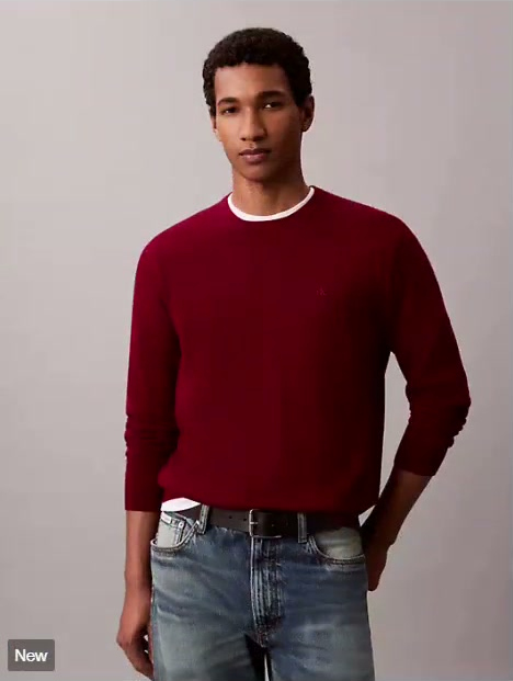 merino wool classic sweater