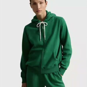 polo ralph lauren — women's fleece full zip hoodie