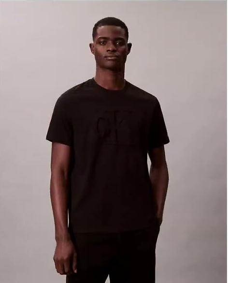 embossed monogram classic t shirt
