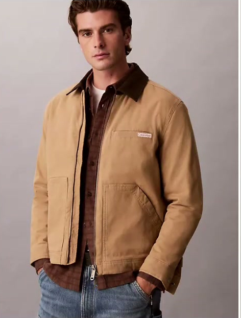cotton canvas workwear jacket