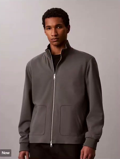 tech knit zip jacket