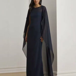 lauren ralph lauren — georgette gown