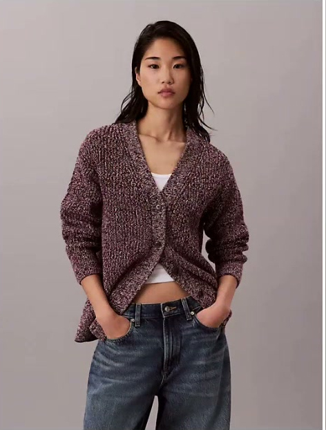mouline relaxed cardigan