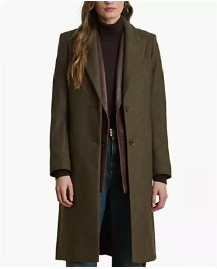 lauren ralph lauren — women's wool blend walker coat lauren ralph lauren — women's wool blend walker coat