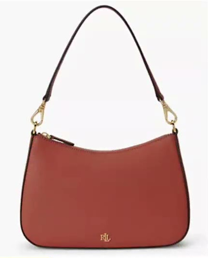 lauren ralph lauren — danni crosshatch small leather slim shoulder handbag lauren ralph lauren — danni crosshatch small leather slim shoulder handbag