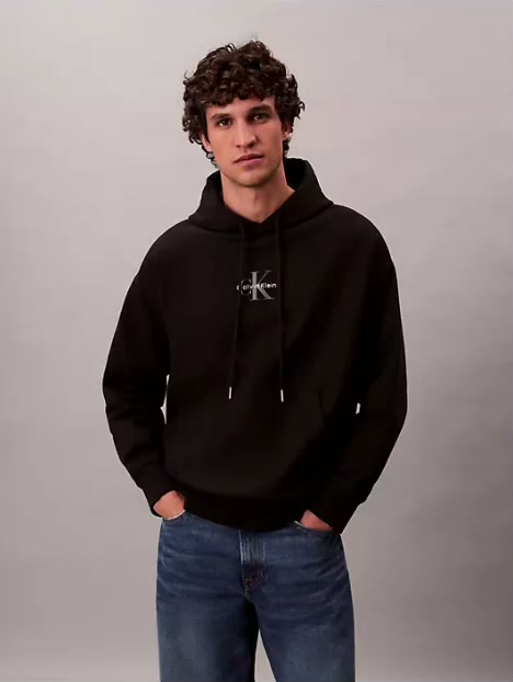 monogram premium fleece hoodie