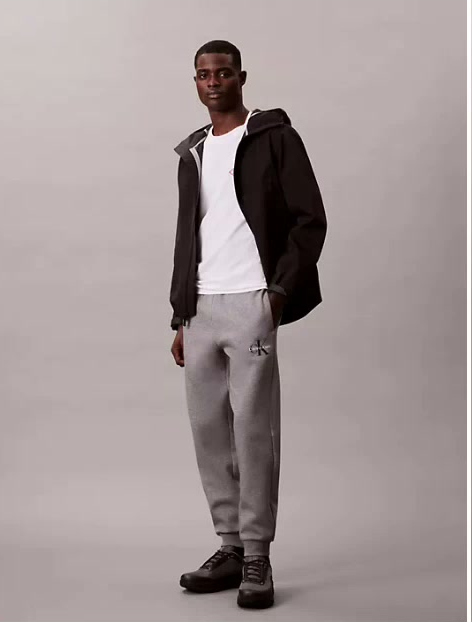 monogram fleece joggers