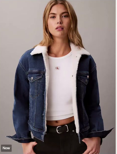 denim sherpa jacket