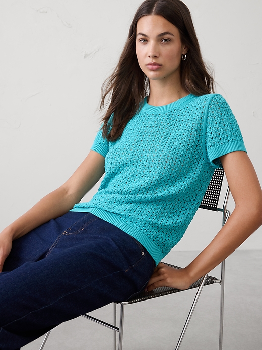 textured sweater polo textured sweater polo