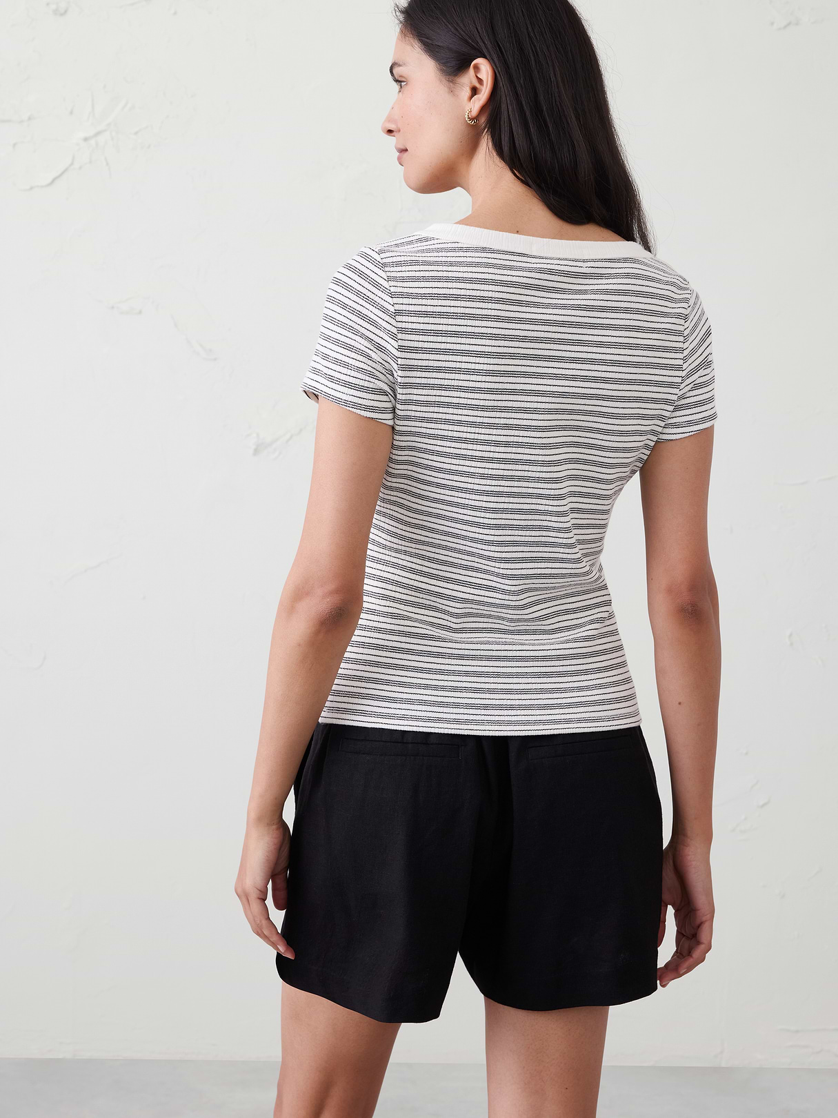 variegated ribbed henley shirt variegated ribbed henley shirt