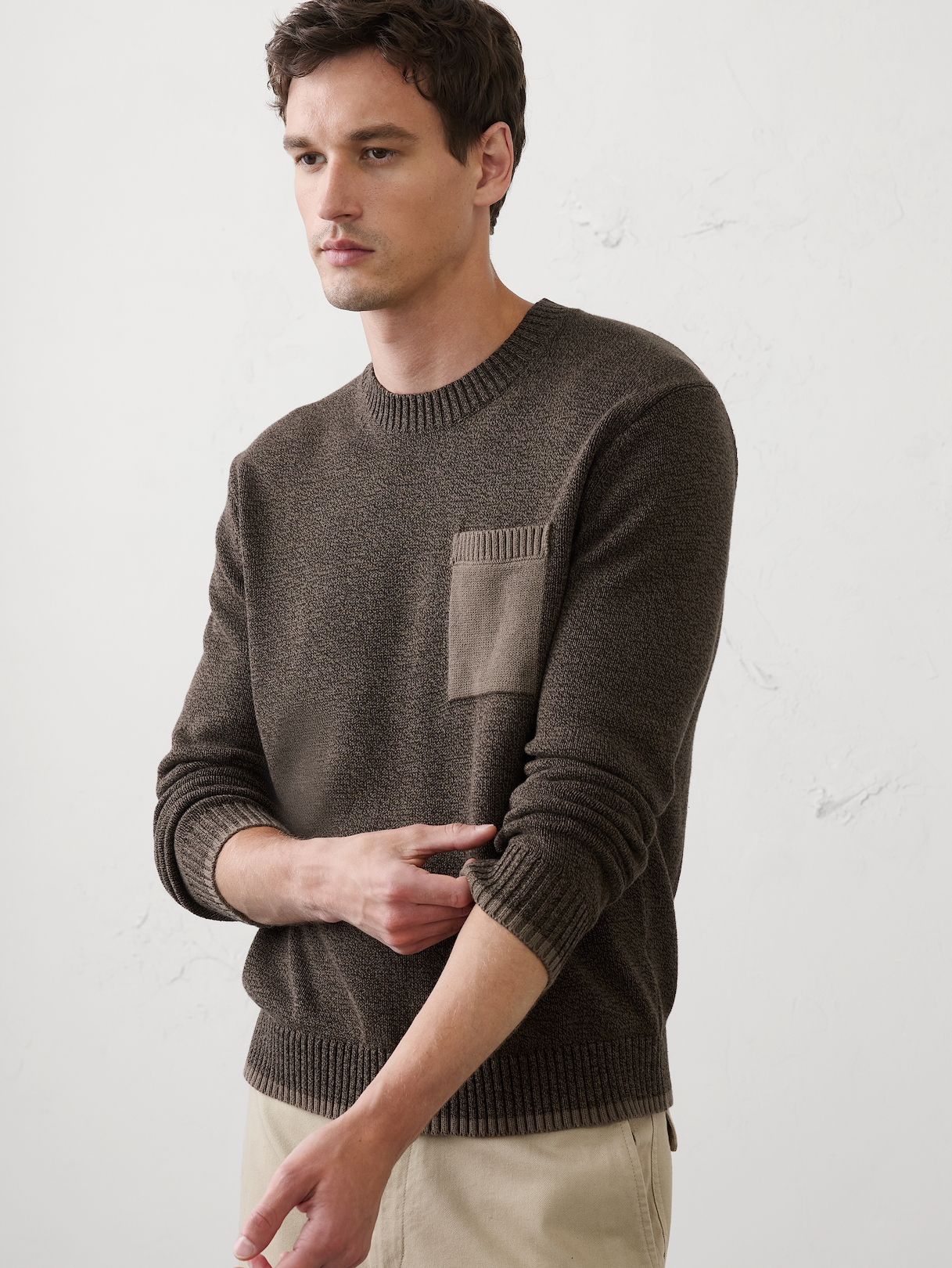 contrast pocket sweater contrast pocket sweater