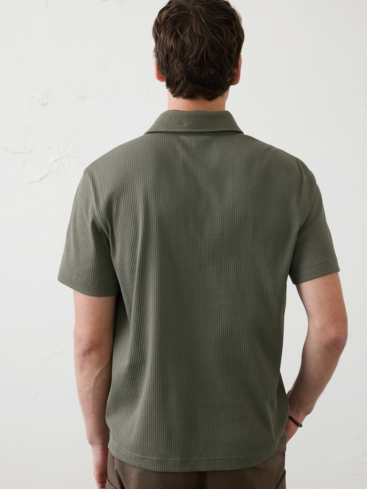 standard fit light pointelle polo standard fit light pointelle polo