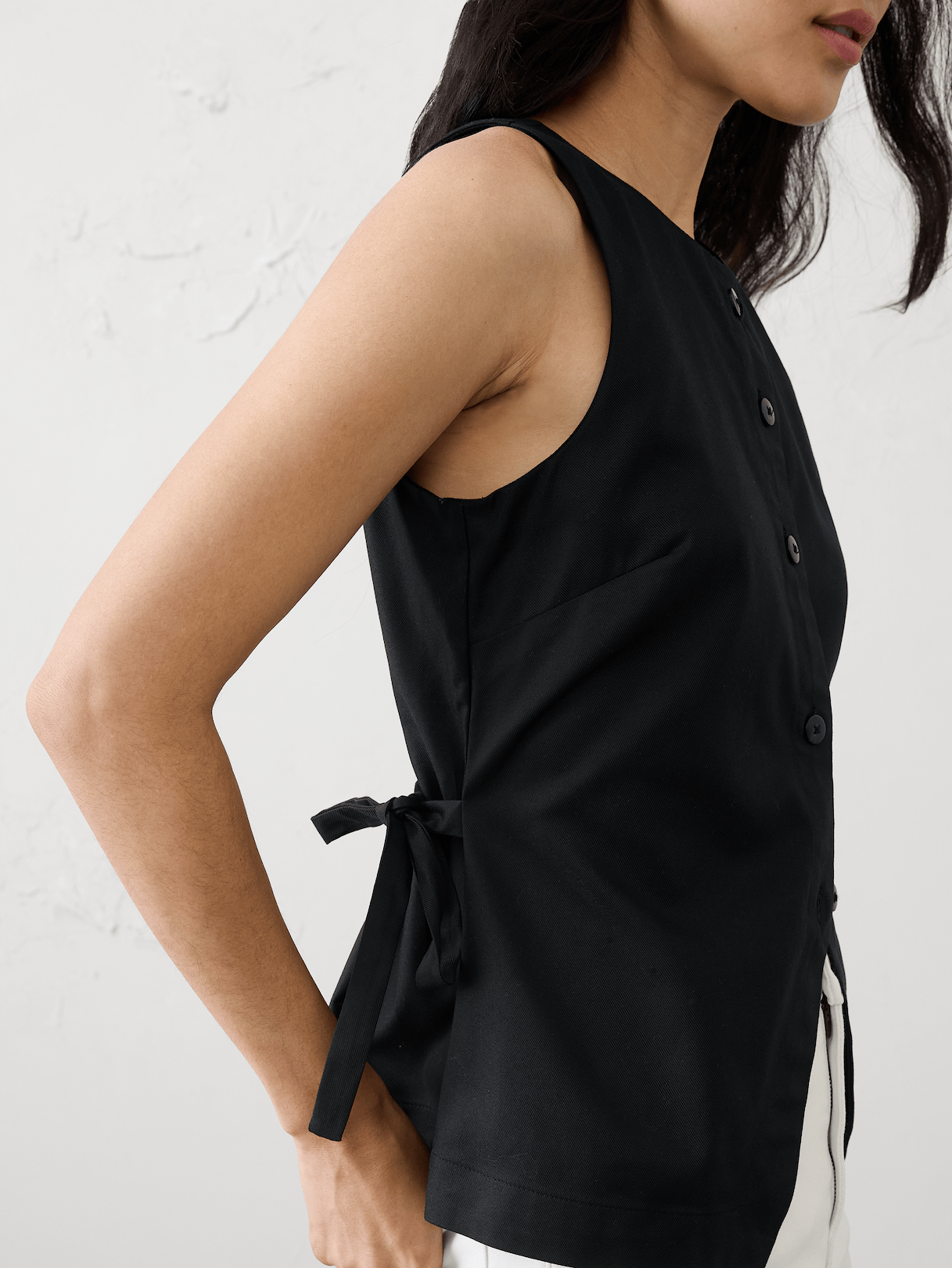 side tie vest side tie vest