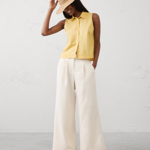 collared cropped shirt