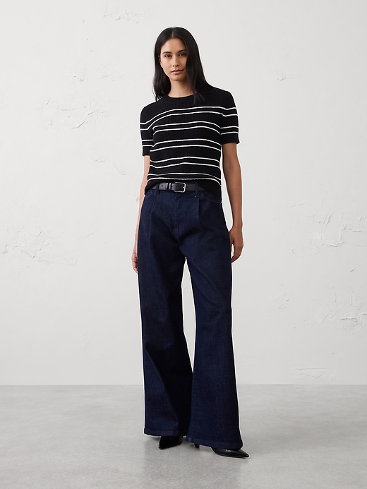 textured sweater polo textured sweater polo