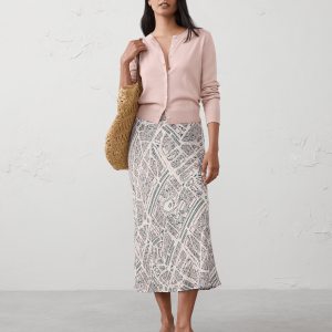Витрина midi slip skirt