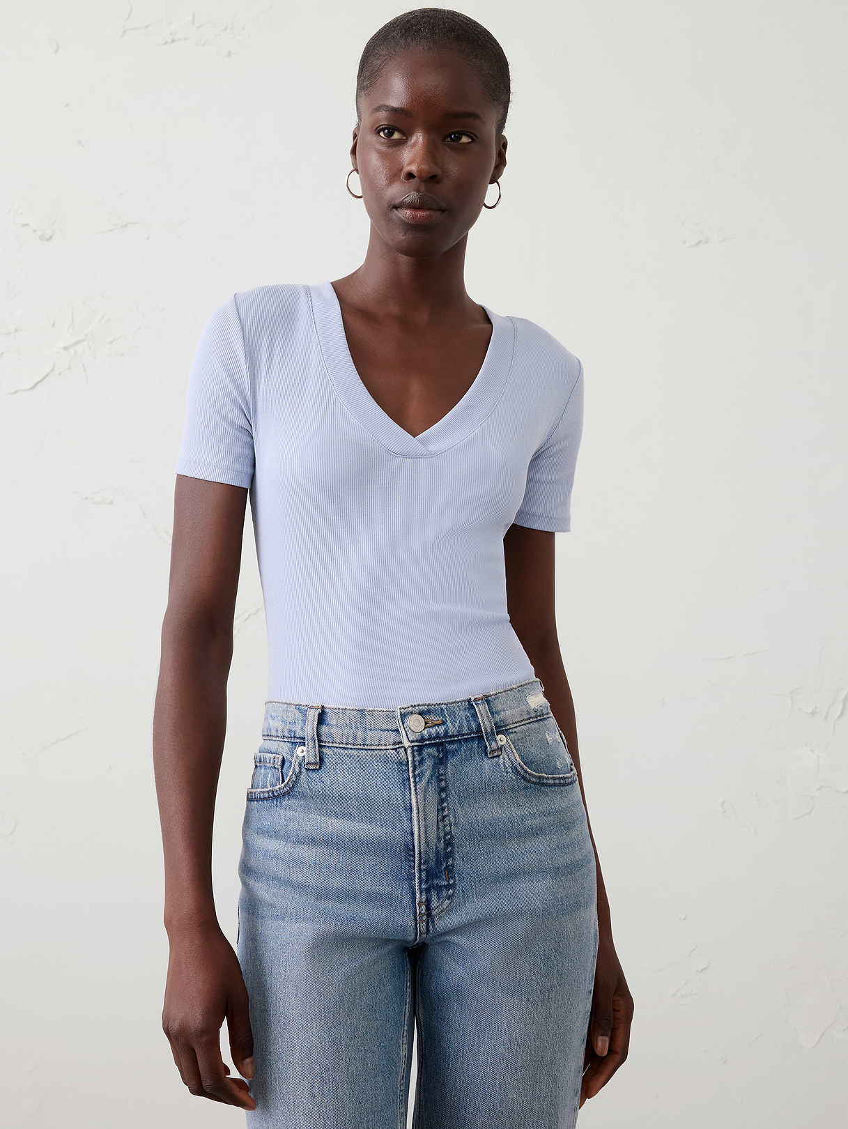 ribbed v neck t shirt ribbed v neck t shirt