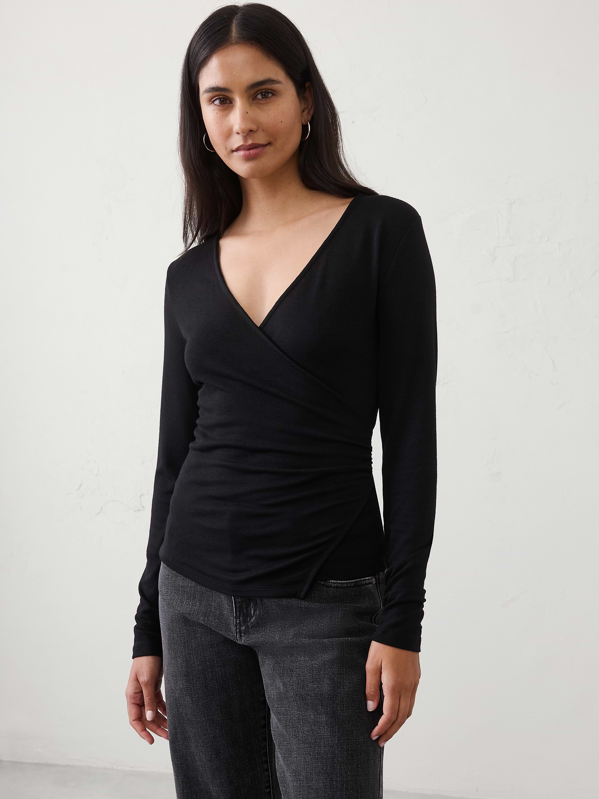 soft luxe wrap top soft luxe wrap top