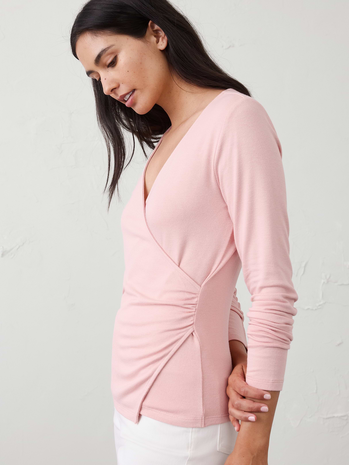 soft luxe wrap top soft luxe wrap top