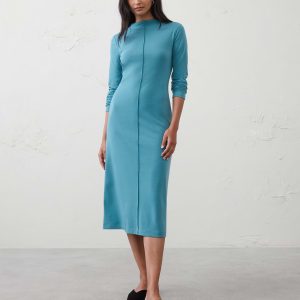 Витрина cozy ribbed knit midi dress