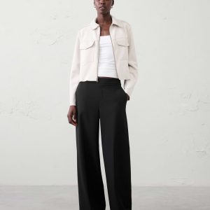 Витрина hayden sculpted stretch wide leg high rise pant