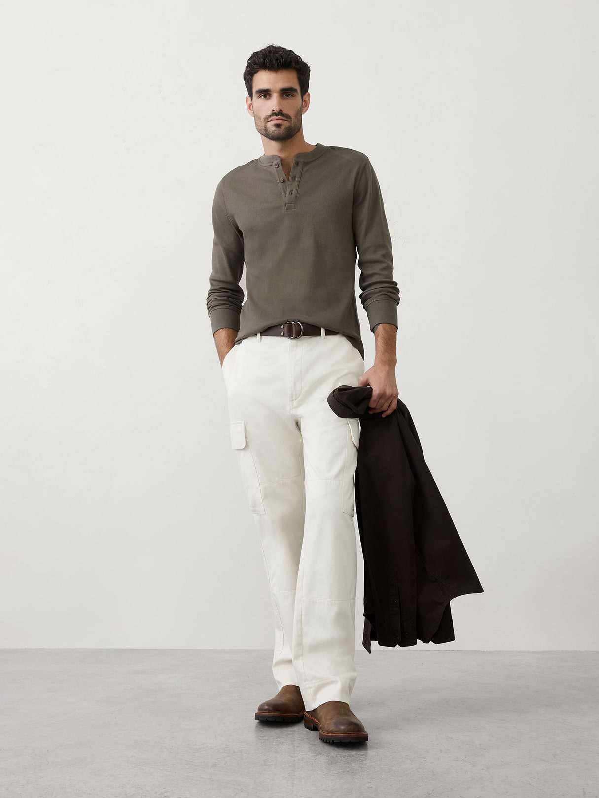 mini ribbed henley mini ribbed henley