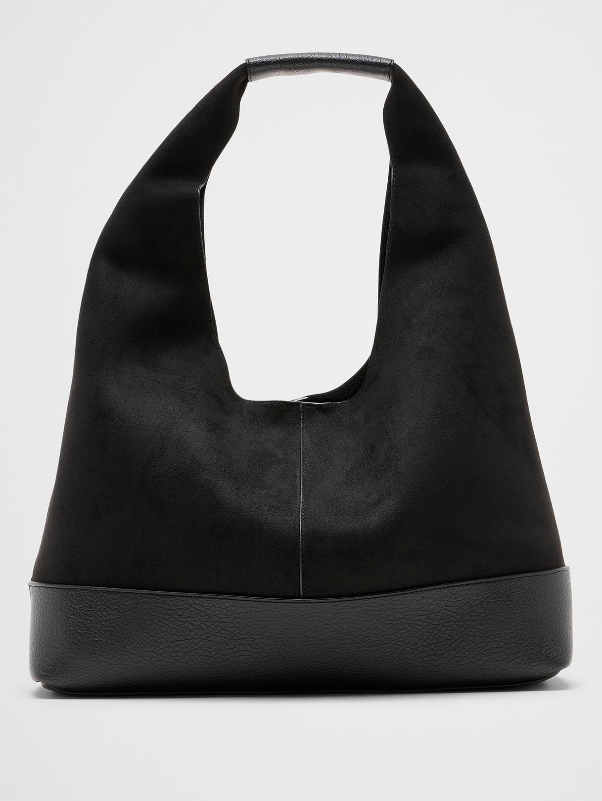 vegan suede mixed media medium slouchy tote vegan suede mixed media medium slouchy tote