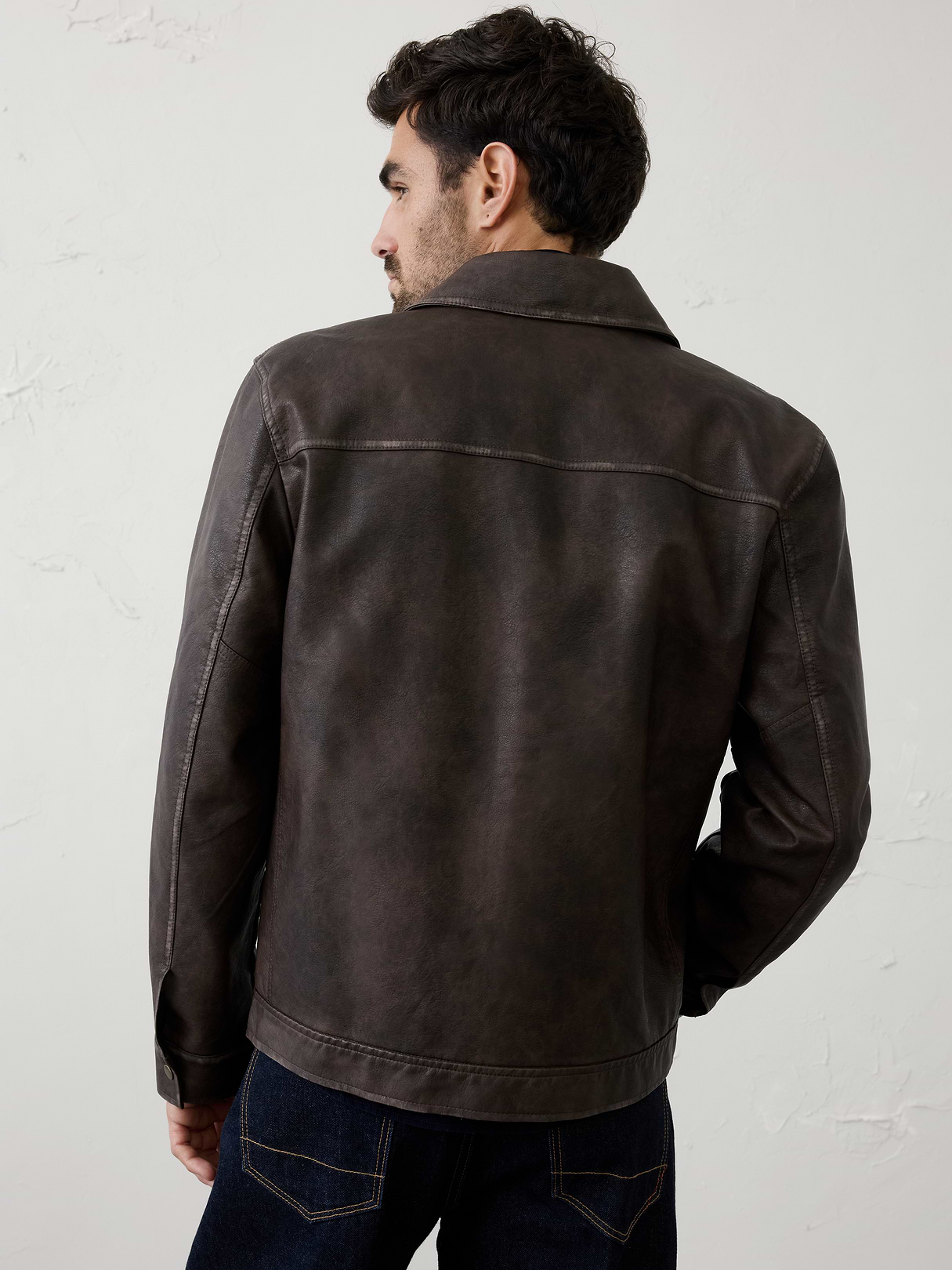 vegan leather zip jacket vegan leather zip jacket