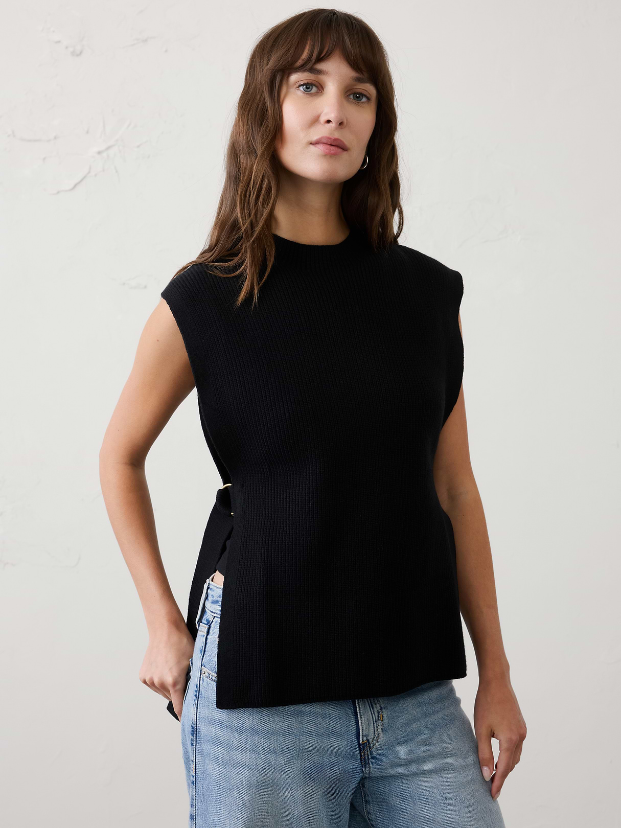 side tie sweater poncho side tie sweater poncho