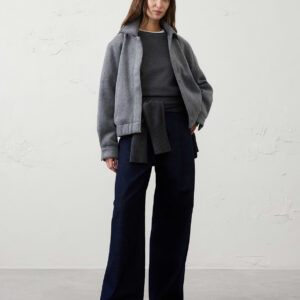 Витрина knit melton short jacket