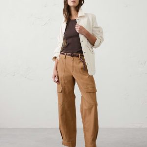 Витрина tapered mid rise cargo cotton canvas pant