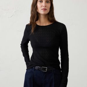Витрина sheer jaquard t shirt