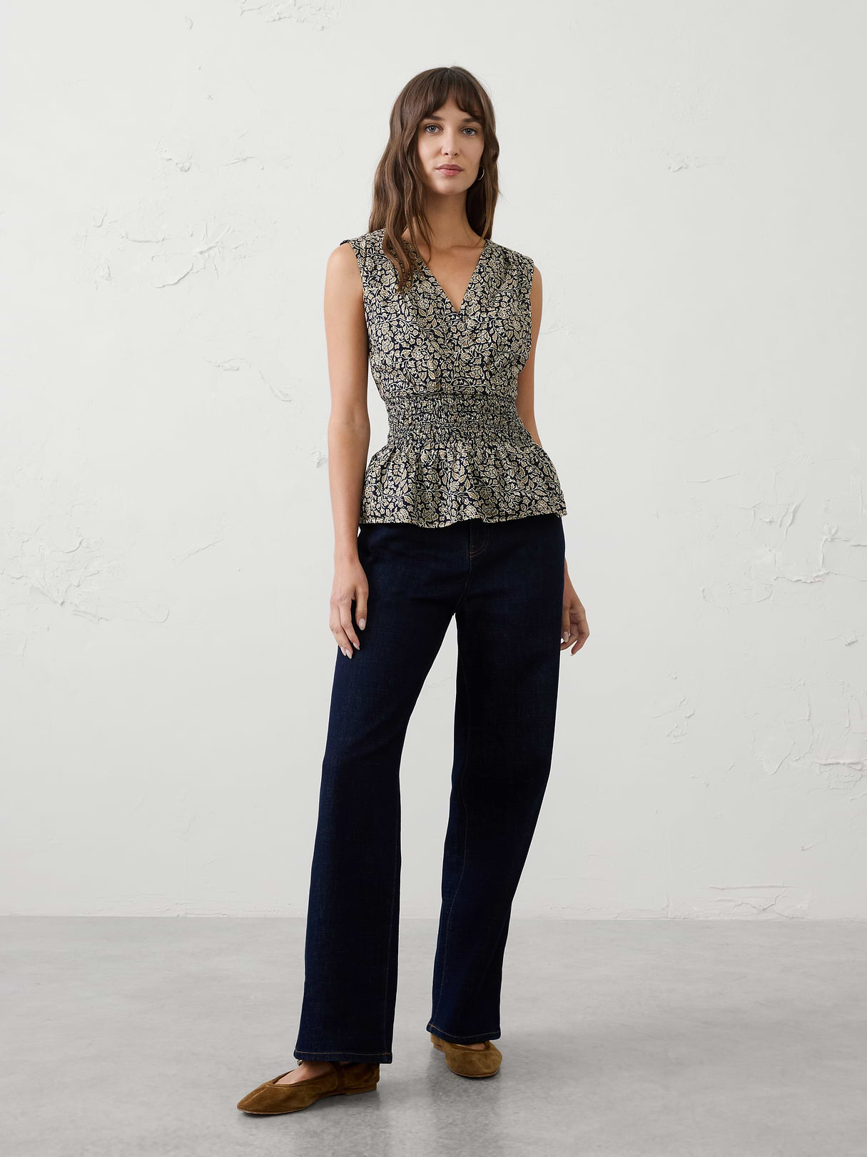 smocked top smocked top