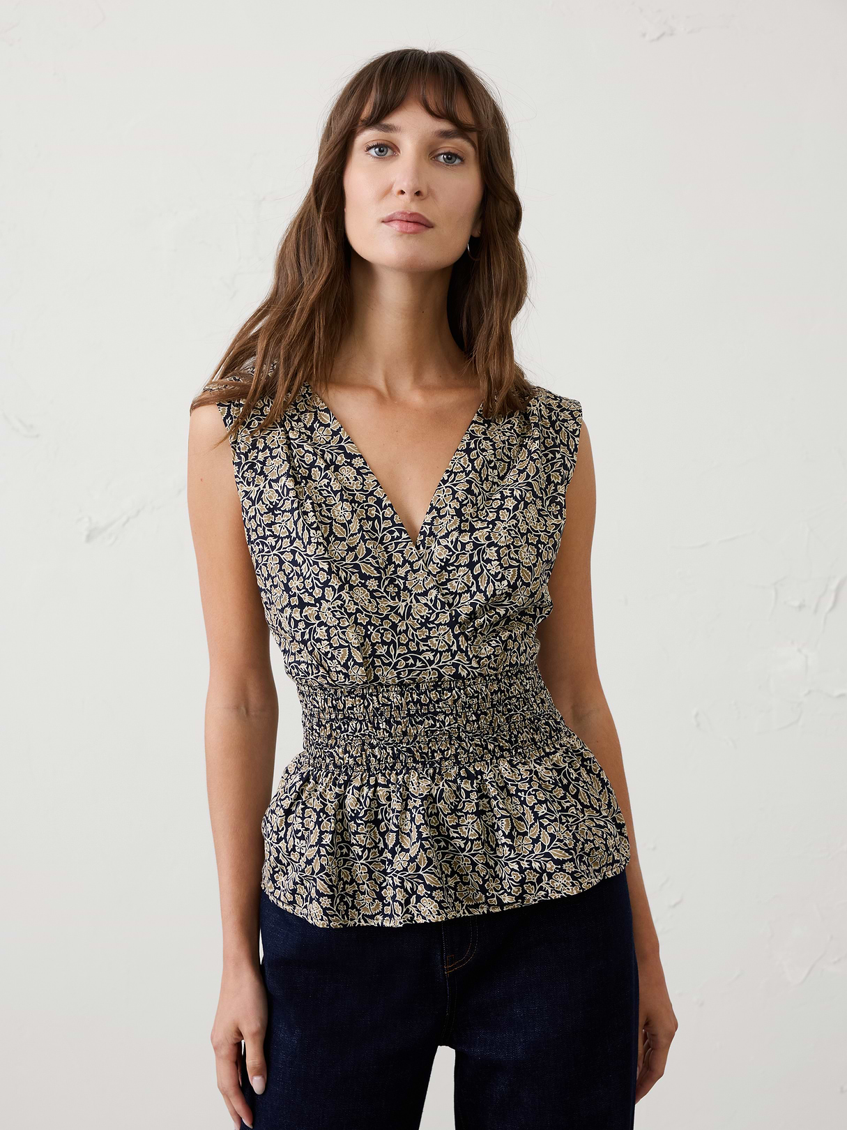 smocked top smocked top