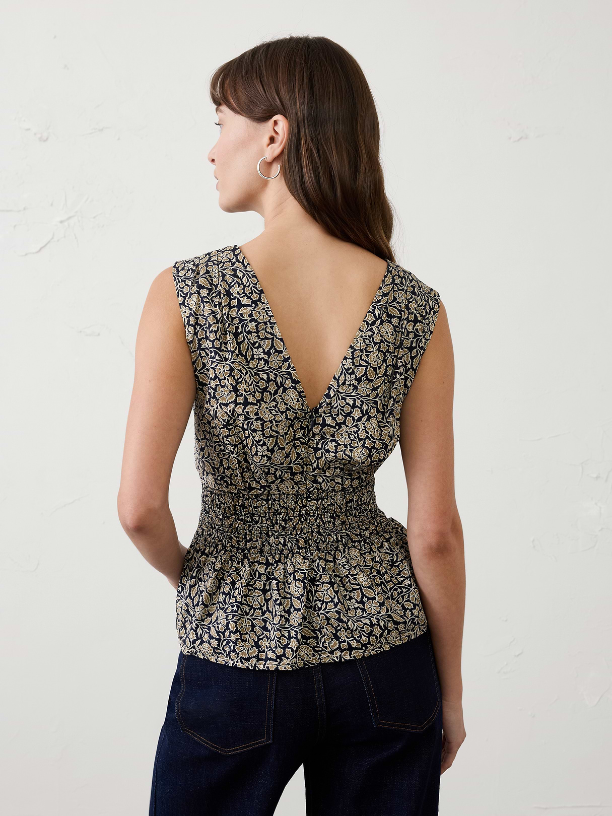 smocked top smocked top