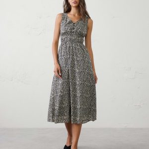 Витрина elastic detail midi dress
