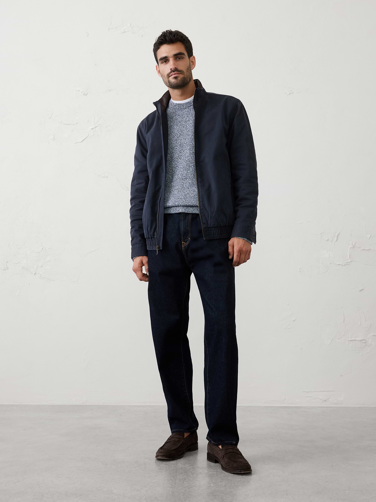 peached cotton zip jacket peached cotton zip jacket