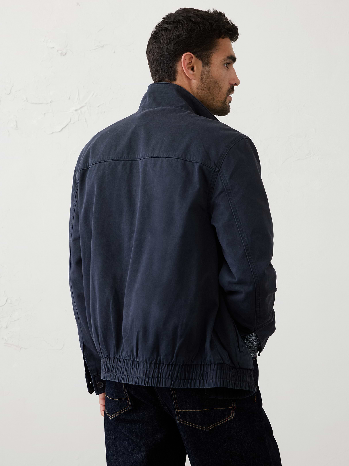 peached cotton zip jacket peached cotton zip jacket