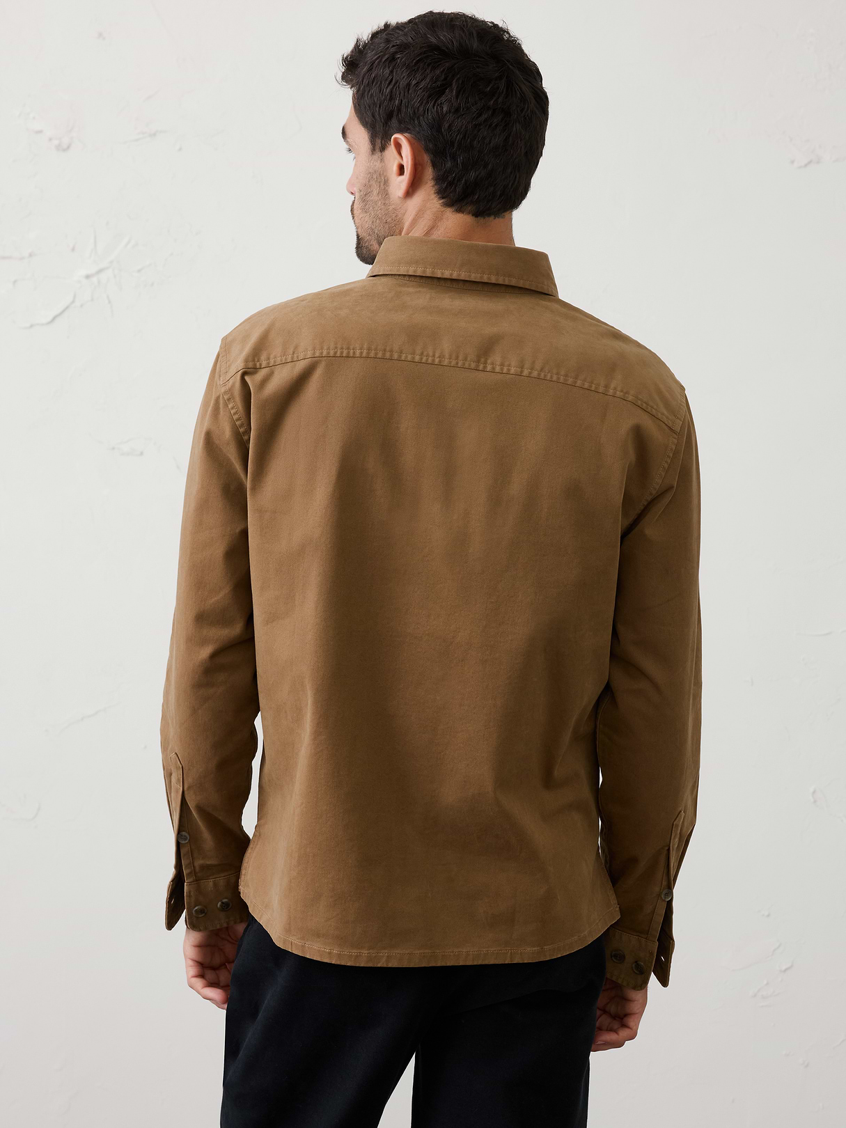 standard fit heritage cotton twill overshirt standard fit heritage cotton twill overshirt