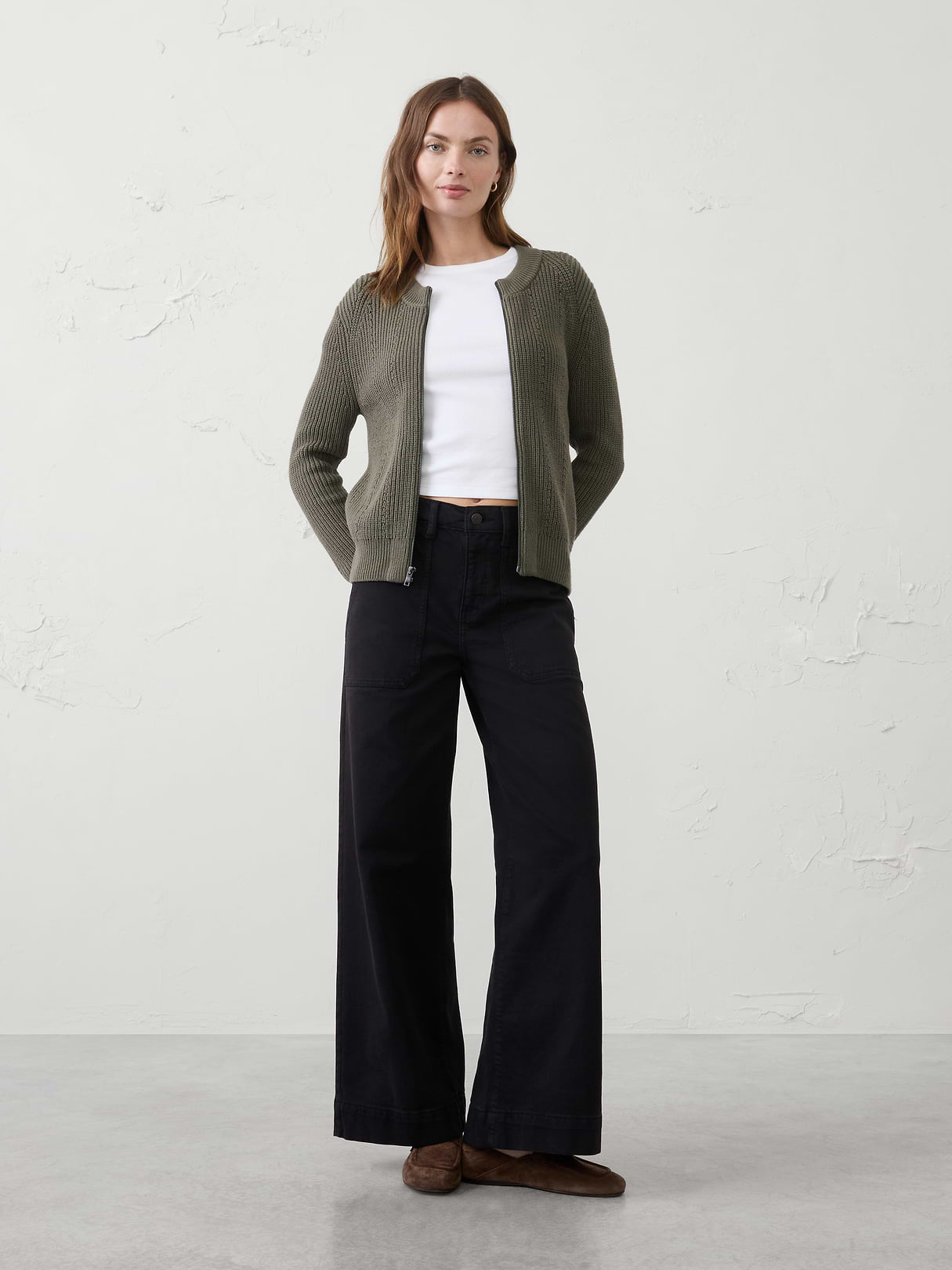 cotton bomber sweater cotton bomber sweater