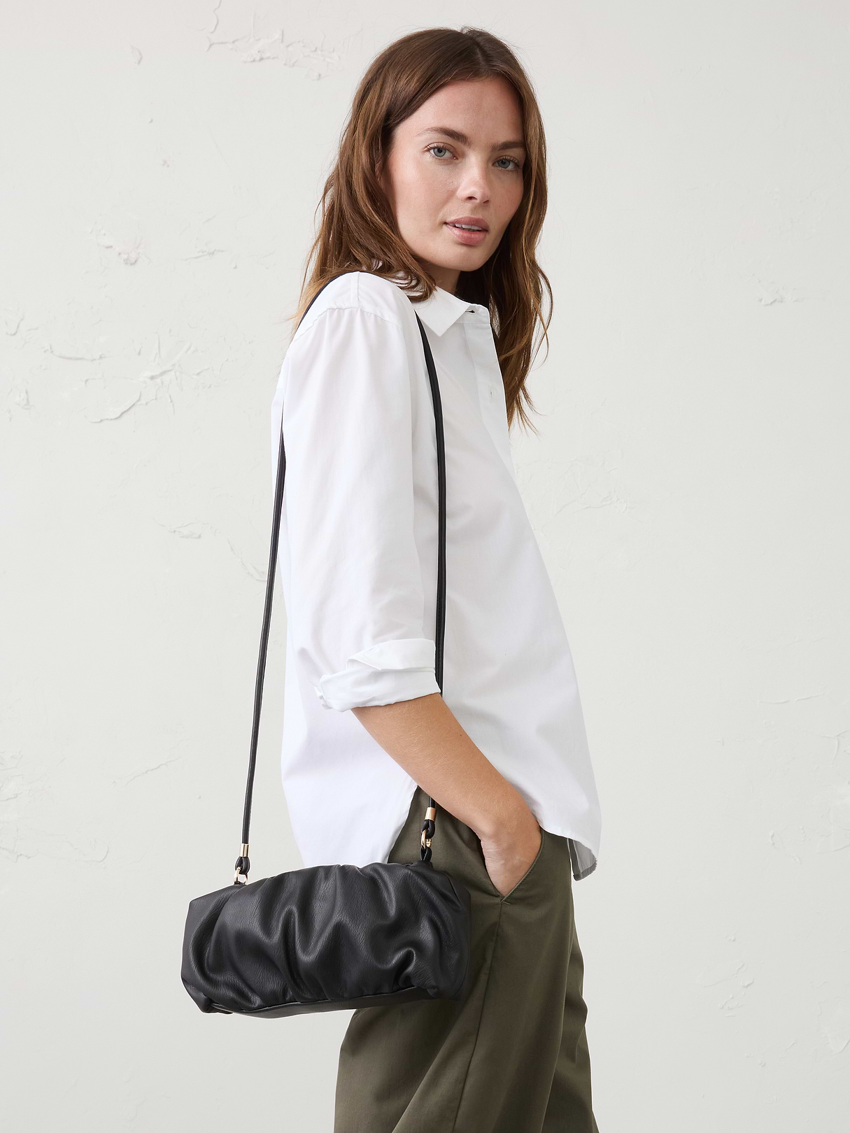 vegan leather cloud crossbody bag vegan leather cloud crossbody bag