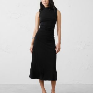 cozy ribbed maxi dress