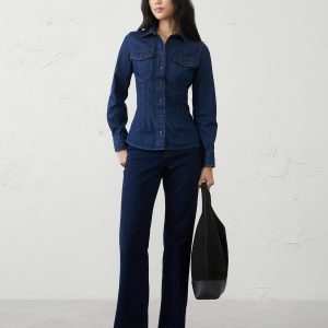 Витрина fitted denim shirt