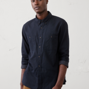 Витрина standard fit soft double weave shirt