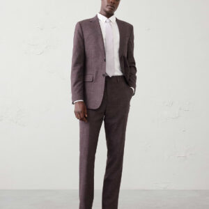 hopsack suit trouser